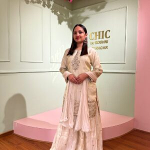 Banarasi Soft Tissue Set with Embroidery Work